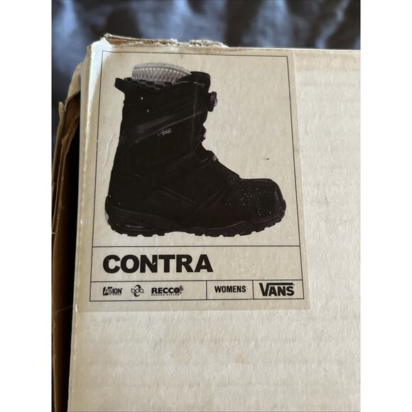 VANS Women’s Size 9 Contra Black Winter Boots BOA - WNS Vintage - Picture 11 of 12